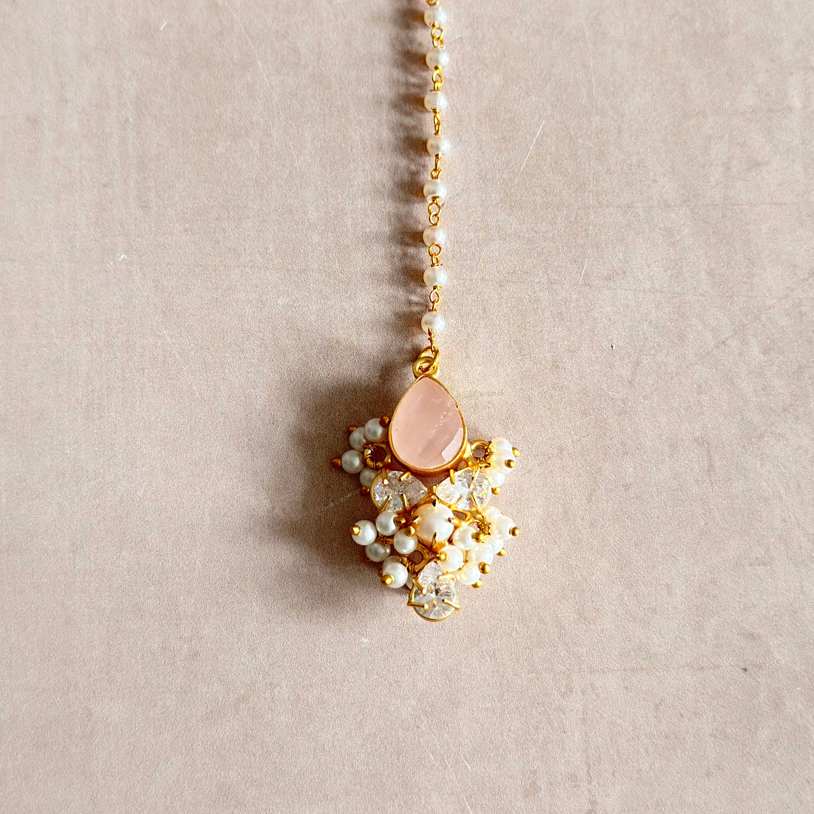 Winslet Rose Crystal Choker Set - Ahseya & Co