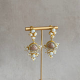 Ezmay Peach Pearl Drop Earrings - Ahseya & Co