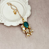 Sorrento Green Kundan Choker Set