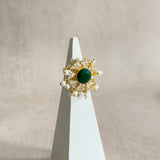 Paige Green Crystal Ring