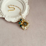 Fatima Emerald Choker Set