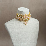 Sorrento Pink Kundan Choker Set