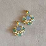 Monroe Blue Drop Earrings - Ahseya & Co