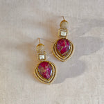 Tala Purple Drop Earrings - Ahseya & Co