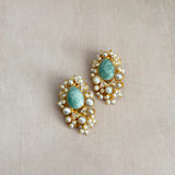 Sorella Jade Stud Earrings - Ahseya & Co