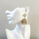 Haifa Crystal Jhumka Earrings - Ahseya & Co.