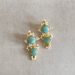 Jade Crystal Drop Earrings - Ahseya & Co