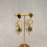 Paige Rose Olive Drop Earrings - Ahseya & Co