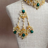 Verona Green Choker Set