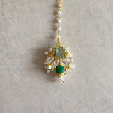 Dilnaz Green Necklace Set - Ahseya & Co