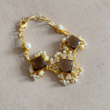 Zahra Expresso Crystal Bracelet