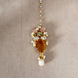 Ria Amber Pearl Necklace Set