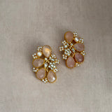 Sevilla Pink Kundan Stud Earrings