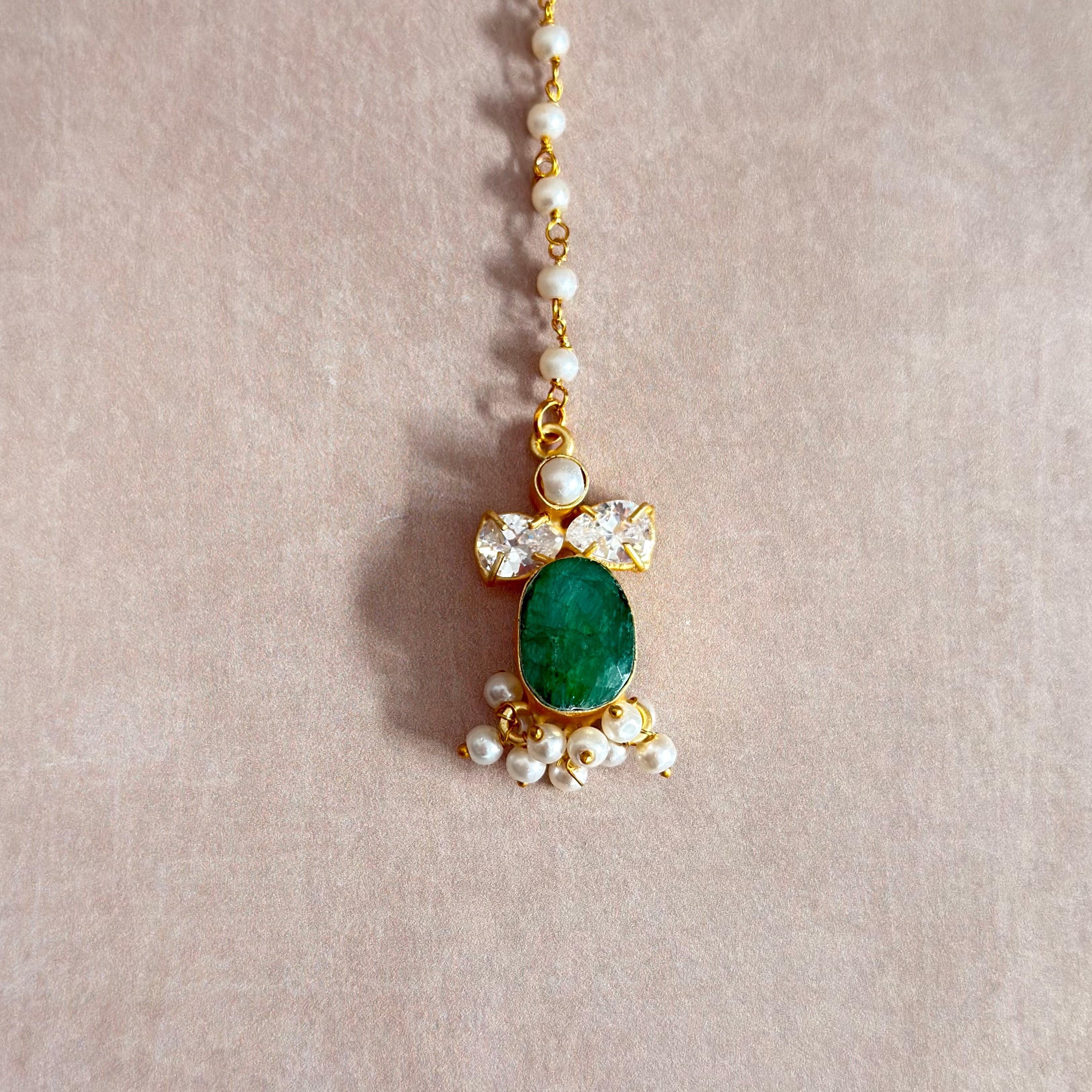 Anna Green Pearl Choker Set - Ahseya & Co