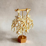 Vada Pearl Crystal Drop Earrings - Ahseya & Co