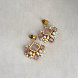 Eva Pink Drop Earrings