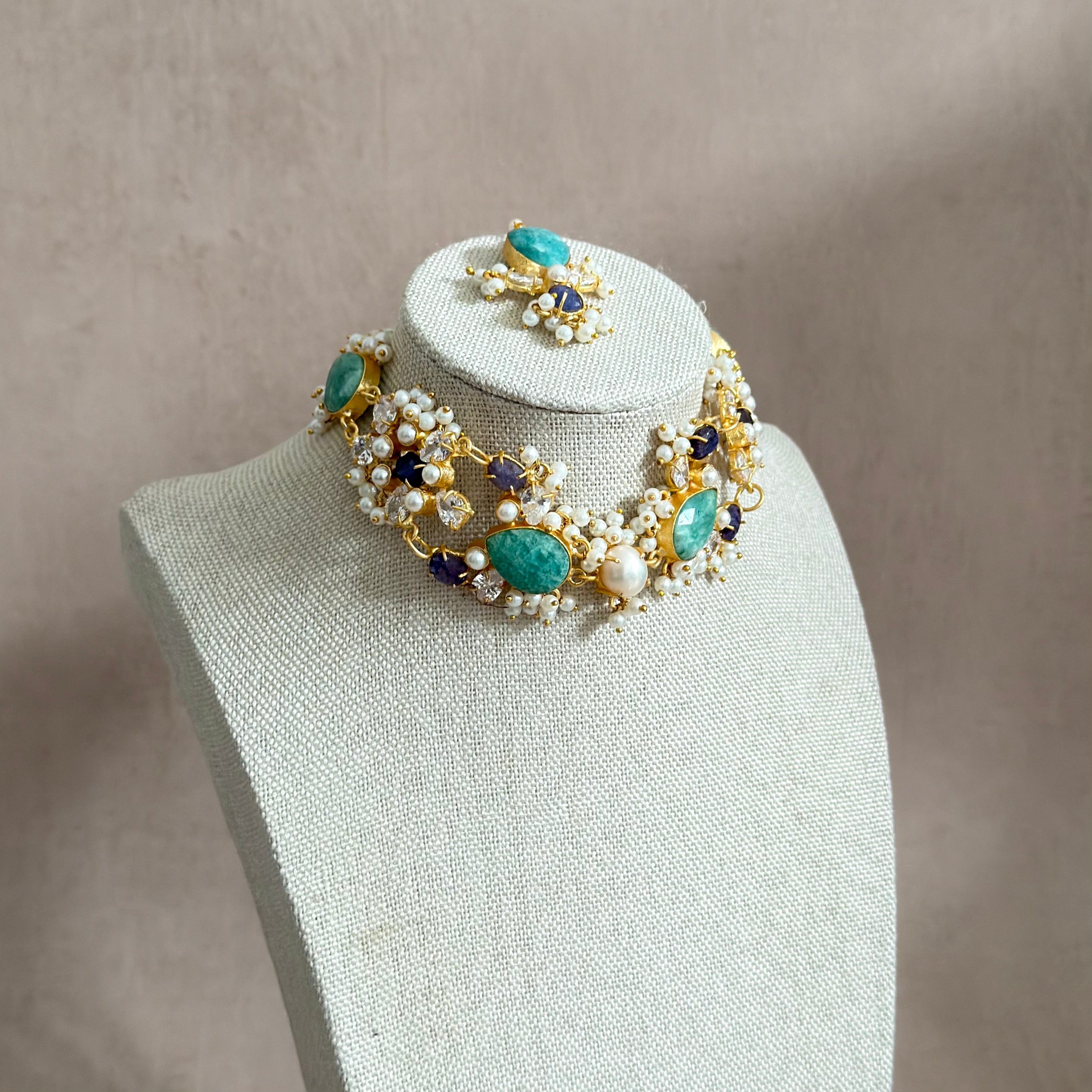 Maria Pearl Choker Set - Ahseya & Co