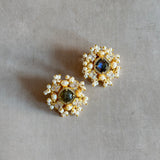 Keera Crystal Stud Earrings - Ahseya & Co