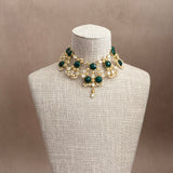 Vinnie Emerald Green Crystal Necklace Set