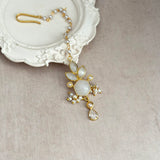 Vittoria White Crystal Necklace Set