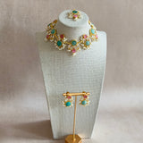 Dilnaz Jade Crystal Necklace Set - Ahseya & Co