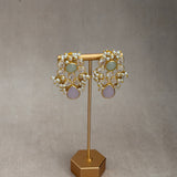 Azura Lilac Mint Crystal Necklace Set