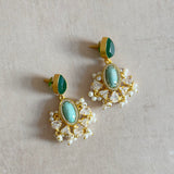 Jade Green Drop Earrings