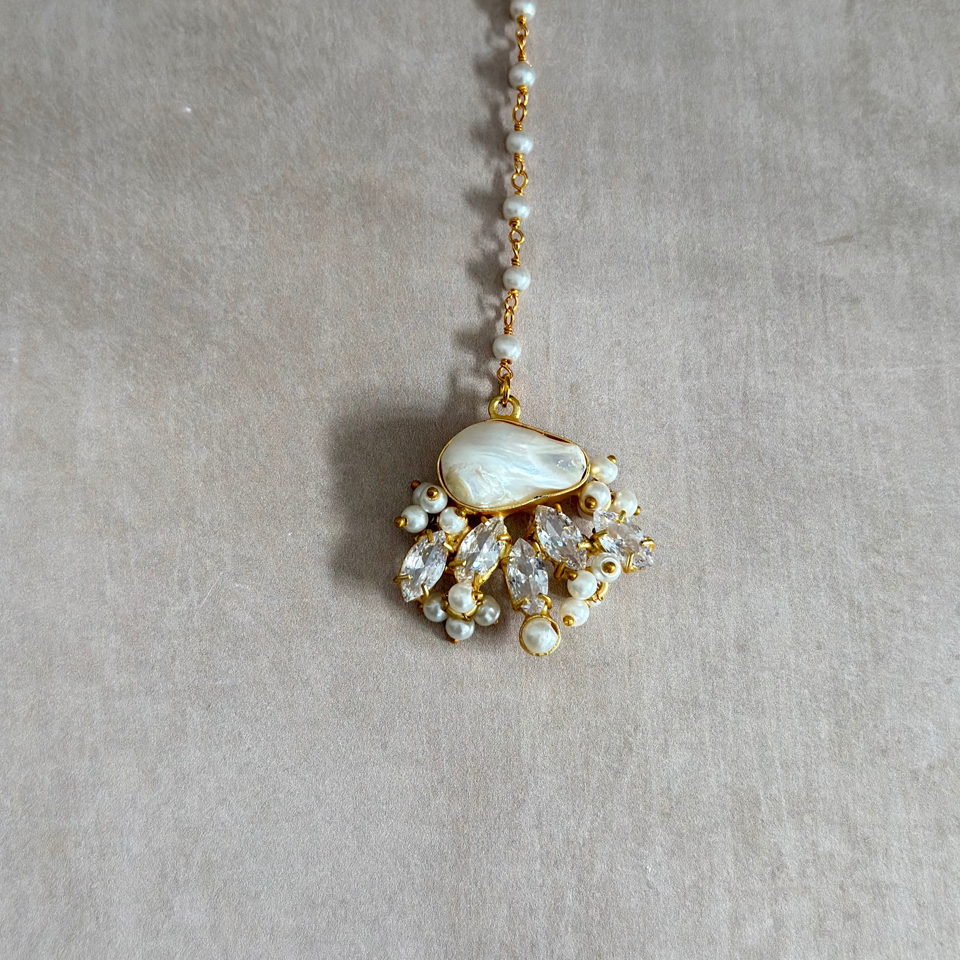 Athena Pearl Necklace Set - Ahseya & Co