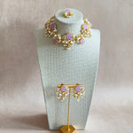 Nadine Lilac Necklace Set - Ahseya & Co