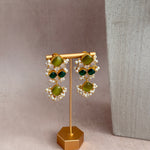 Eve Green Crystal Necklace Set - Ahseya & Co