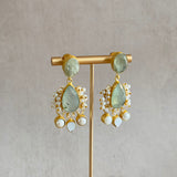 Teagan Olive Drop Earrings - Ahseya & Co