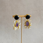 Milly Purple Drop Earrings - Ahseya & Co