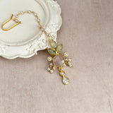 Vittoria Peach Olive Necklace Set