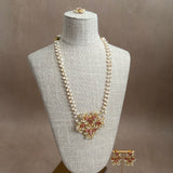 Liyana Pink Pearl Mala Set