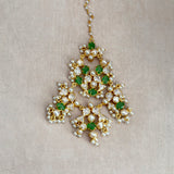 Wafaa Green Crystal Jhumar