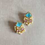 Jayda Blue Pink Stud earrings