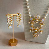 Noelle Crystal Pearl Mala Set