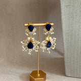 Esme Navy Pearl Necklace Set - Ahseya & Co