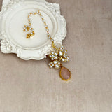 Siena Pink Kundan Mala Set