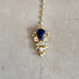 Esme Navy Pearl Necklace Set - Ahseya & Co