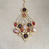 Areej Pink Purple Jhumar
