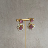 Jona Mini Pink Drop Earrings