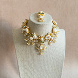 Aymara Pearl Olive Necklace Set
