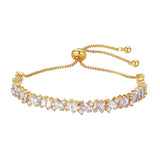 Paris Gold Crystal Bracelet - Ahseya & Co