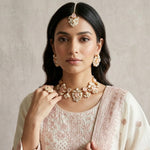 Winslet Rose Crystal Choker Set - Ahseya & Co