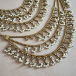 Fariha Crystal Earring Chains - Ahseya & Co