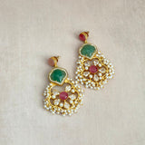 Zaylee Marine Crystal Drop Earrings - Ahseya & Co