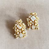Noor Pearl Stud Earrings - Ahseya & Co