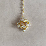 Munira Peach Necklace Set - Ahseya & Co