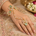 Verona Mint Pink Hand Harness - Ahseya & Co